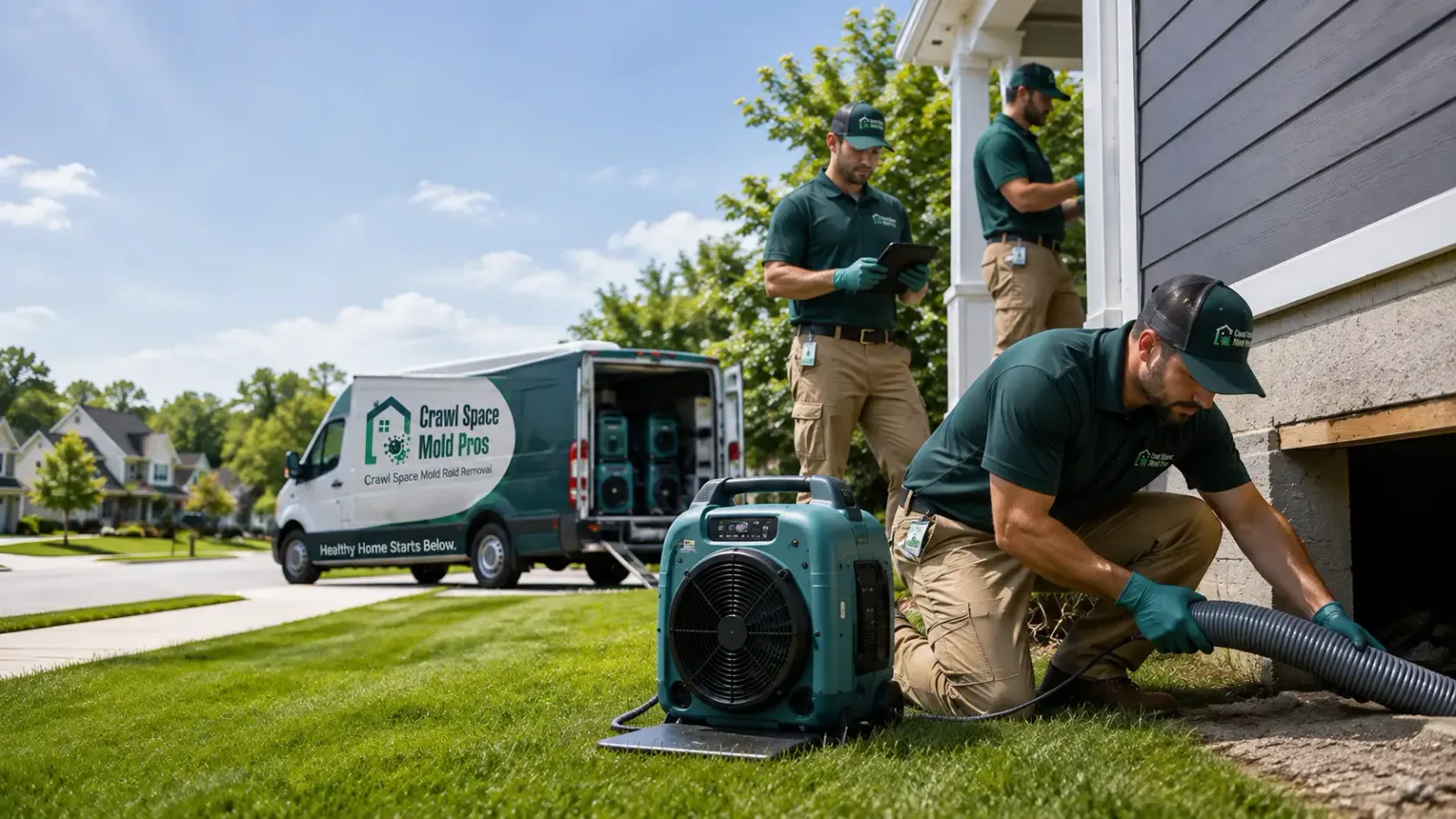Crawl Space Mold Removal in Hanover, IN